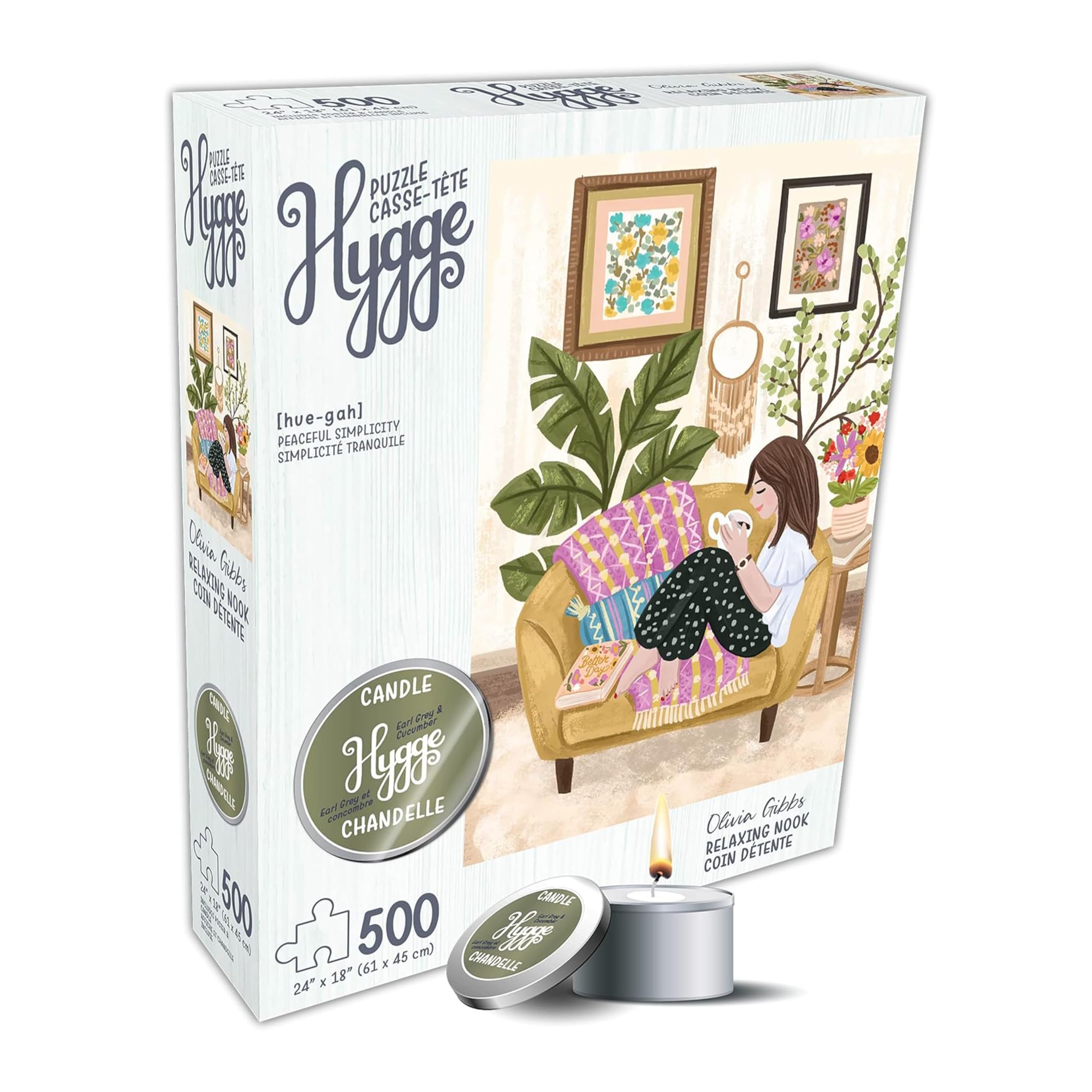 Amazon.com: KI Puzzles 500 Piece Puzzle for Adults Hygge